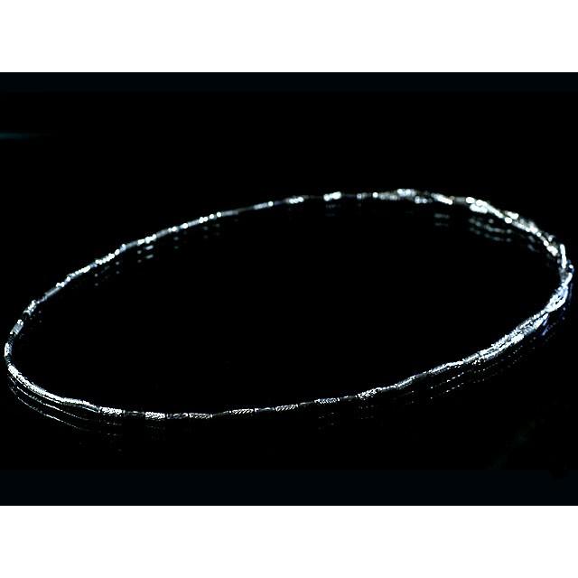 ネックレス/ブレスレット・K18ホワイトゴールド デザインチェーン(マグネットチェーン)太さ2.5mm 長さ70cm 4℃(ヨンドシー)ダイヤモンドK18ホワイトゴールド(WG)ネックレス 111721123220