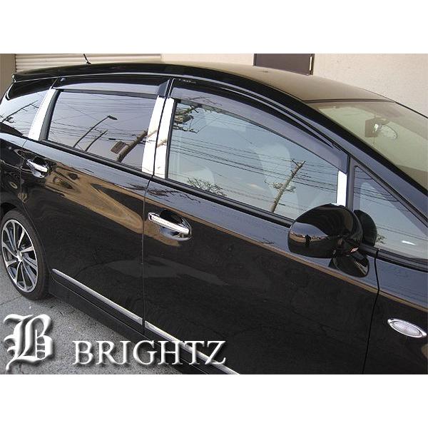 ブライツ BRIGHTZ ウィッシュ 20系 超鏡面ステンレスメッキピラー