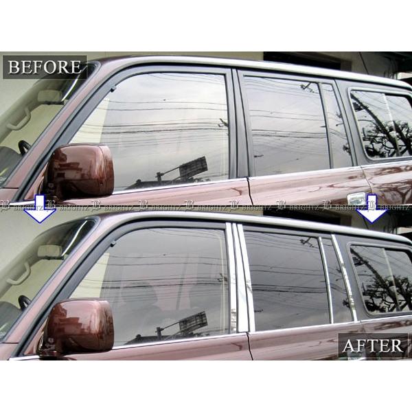 ブライツ BRIGHTZ ランクル 80系 超鏡面ステンレスメッキピラーパネル