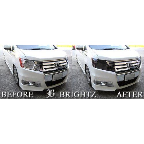 ブライツ BRIGHTZ ステップワゴン RK1 RK2 スモークヘッドライトカバー