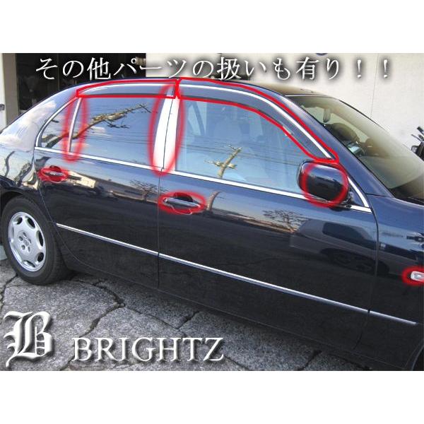 #1200の本物艶■鏡面ブラックメッキピラー セルシオ30系 バイザー有用4P 1200の本物艶□鏡面ブラックメッキピラー セルシオ30系 バイザー有用4P