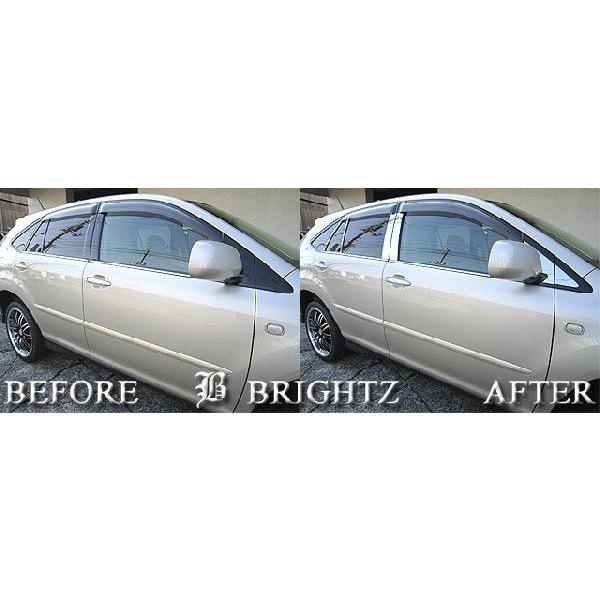 ブライツ BRIGHTZ ハリアー 30系 超鏡面ステンレスメッキピラーパネル