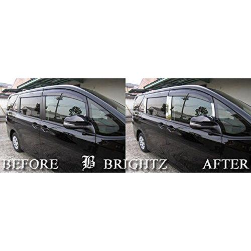 ブライツ BRIGHTZ ノア 80 85 超鏡面ステンレスメッキピラーパネル