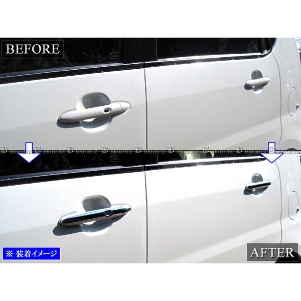 ブライツ BRIGHTZ ミラココア L675S L685S メッキドアハンドルカバー