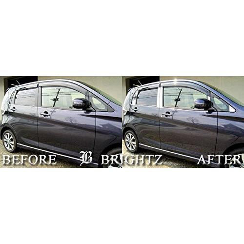 ブライツ BRIGHTZ eKワゴン B11W 超鏡面ステンレスメッキピラーパネル