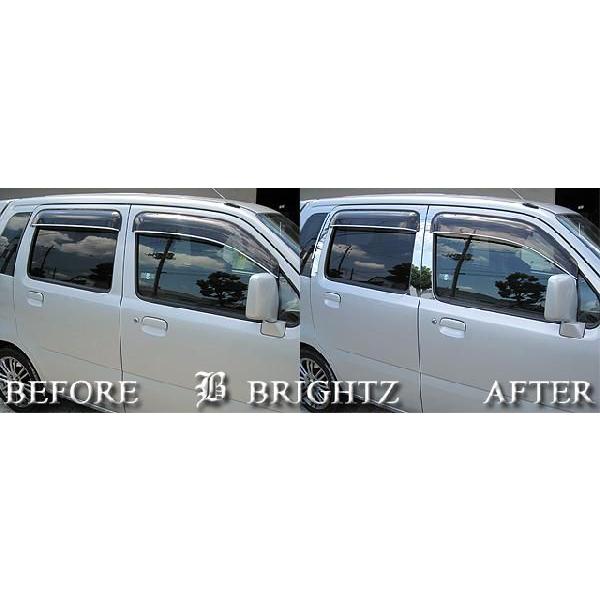 ブライツ BRIGHTZ ワゴンR MC系 超鏡面ステンレスメッキピラーパネル