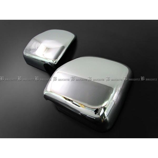 BRIGHTZ タウンエースバン S402M S403M S412M S413M メッキドアミラーカバー Bタイプ ガーニッシュ ベゼル パネル モール MIR−SID−218|brightz|03