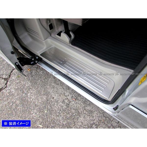 ブライツ BRIGHTZ エブリイワゴン DA17W ステンレスエントランスモール