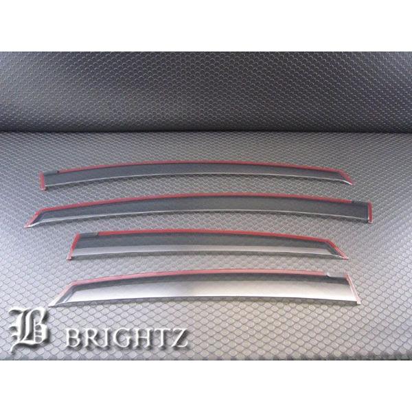 ブライツ BRIGHTZ プリウス ZVW30 サイドドアバイザー 金具付 日除け