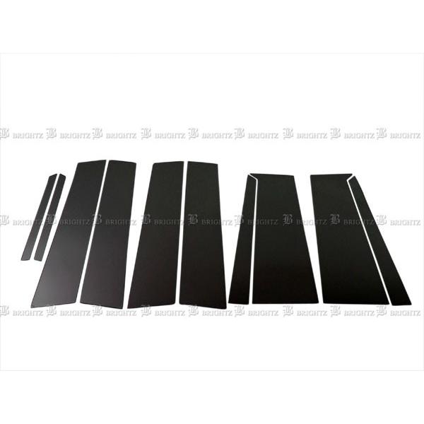 オデッセイ RC1/RC2型 10p 高級プラチナム超鏡面ブラックメッキピラー ブライツ BRIGHTZ オデッセイ RC1 RC2 超鏡面ステンレスブラックメッキ