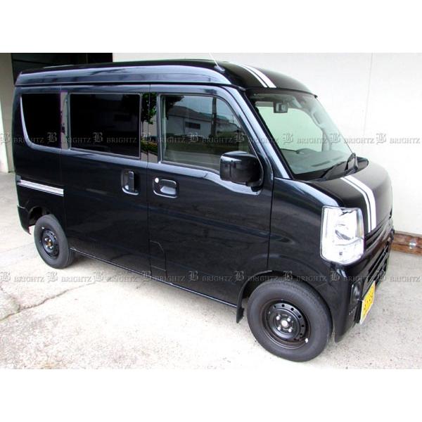 ブライツ BRIGHTZ エブリイワゴン DA17W 超鏡面ステンレスブラック