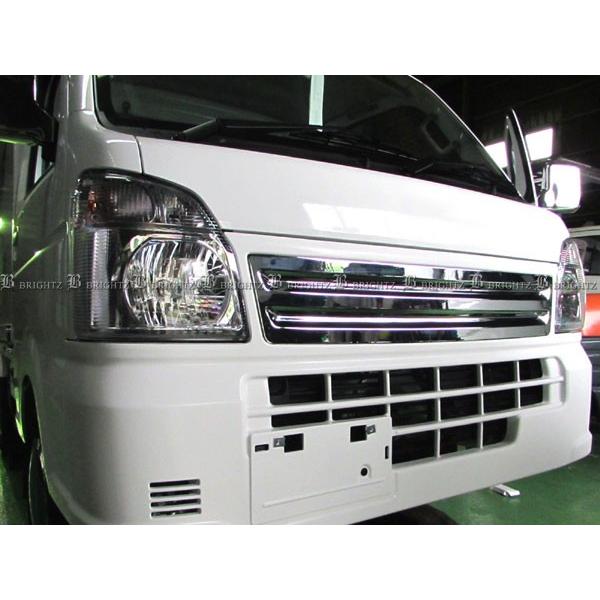 ミニキャブ　フロントメッキグリル ブライツ(車) BRIGHTZ ミニキャブトラック DS16T メッキフロント