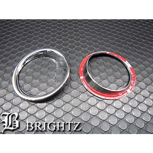 ジムニーjb23w 丸目ライトカバー クロームメッキ 両面テープ付 新品未使用 ブライツ BRIGHTZ ジムニー JB23W メッキフォグライトカバー FOG−COV