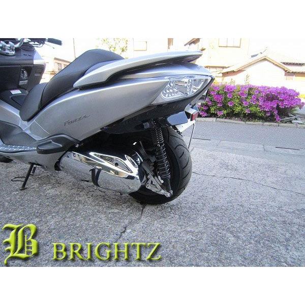 Brightz フォルツァ Mf10 クロームメッキアルミ削り出しローダウンブラケット m104 パーツショップ ブライツ 通販 Yahoo ショッピング