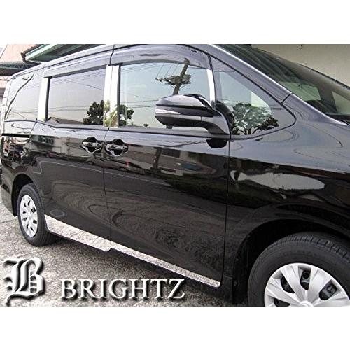 ブライツ BRIGHTZ ノア 80 85 超鏡面ステンレスメッキサイドドアモール