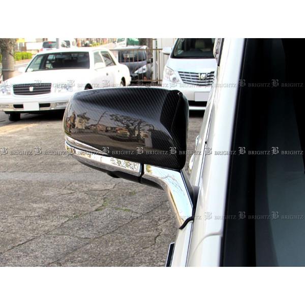 ブライツ BRIGHTZ アルファード 30 35 リアルカーボンドアミラーカバー