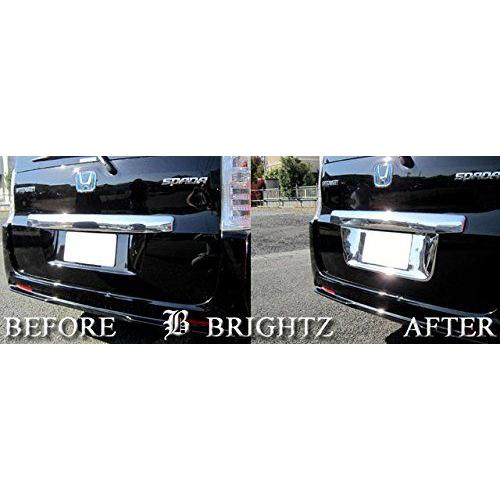 BRIGHTZ ステップワゴン RK1 RK2 メッキリアライセンスプレート LICENSE−010の画像