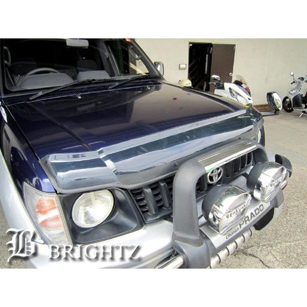 ブライツ BRIGHTZ プラド 95 5ドア 最高級 ボンネットバイザー 金具付