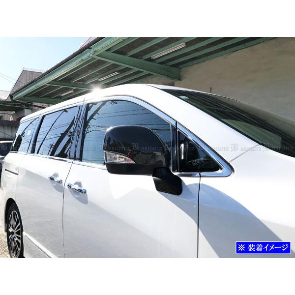 BRIGHTZ エルグランド E52 リアルカーボンドアミラーカバー ガーニッシュ ベゼル パネル モール CAR−MIR−018 | ブライツ(車) | 04