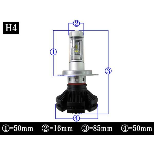 ハル ブライツ(車) BRIGHTZ LEDヘッドライトバルブ H4 2本セット LED