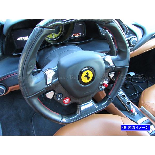 フェラーリ　ウッドステアリング　ステアリング ウッドステアリング 小径 アンティーク飾りに （イタリア