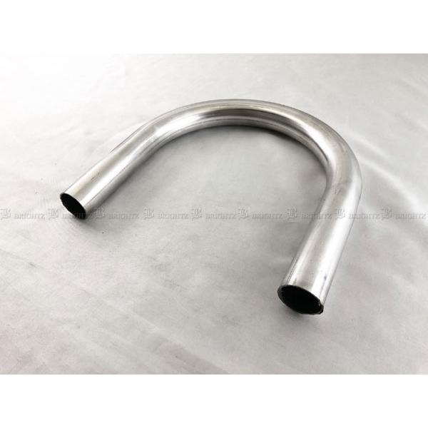 ブライツ BRIGHTZ 35Φ 180度 ステンレス 曲げパイプ 1.2mm厚 3PC 中間