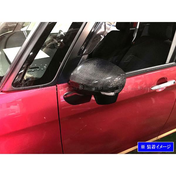 BRIGHTZ タンクカスタム M900A M910A リアルカーボンドアミラーカバー ガーニッシュ ベゼル パネル モール MIR−SID−294