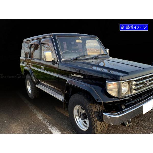 GDJ76 再再販ランクル70 輸出用 メッキバンパー＋ドアミラー