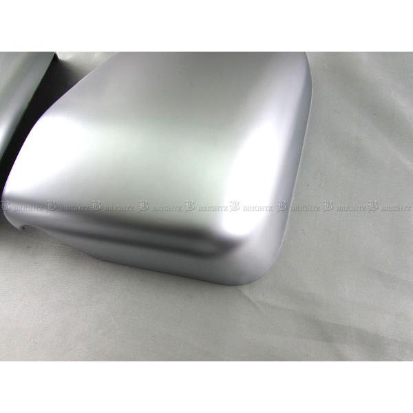 BRIGHTZ ハイゼットカーゴ S321V S331V ドアミラーカバー サテンシルバー ガーニッシュ ベゼル パネル モール SIL&minus;MIR&minus;020