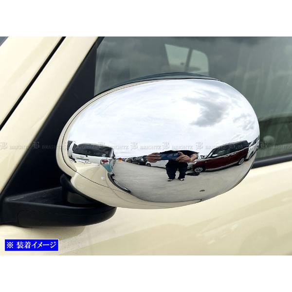 ブライツ BRIGHTZ アルトラパン HE33S メッキサイドドアミラーカバー