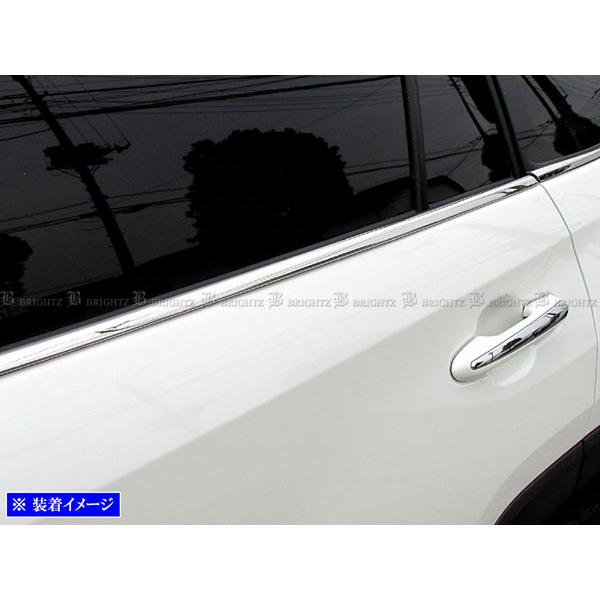 ブライツ BRIGHTZ RAV4 52 54 超鏡面ステンレスメッキウィンドウモール