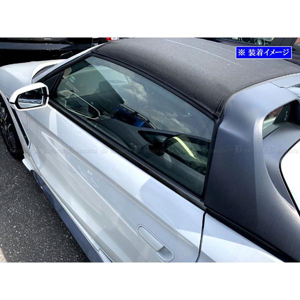 ブライツ BRIGHTZ S660 JW5 ステンレスウィンドウモール 2PC カーボン