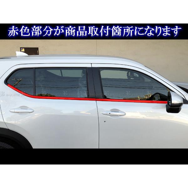 ブライツ BRIGHTZ WR-V DG5 超鏡面ステンレスメッキウィンドウモール