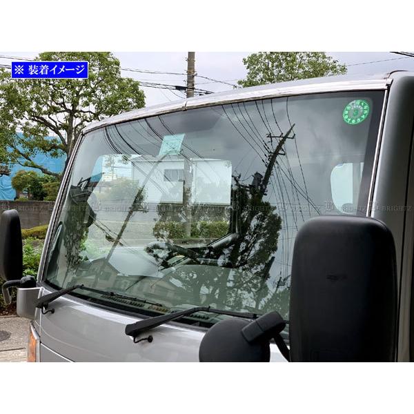 ブライツ BRIGHTZ いすゞ エルフ100 超鏡面ステンレスメッキウィンドウ