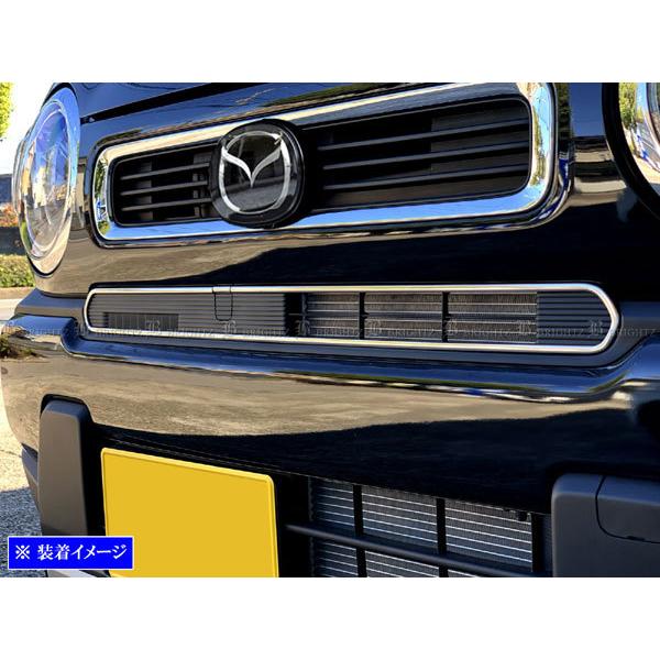 MAZDA FLAIR CROSSOVERフロントグリル凹部分スムージング