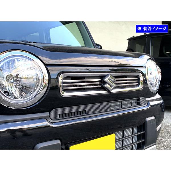 ハスラー　フロントグリル+ライトガーニッシュセット　チッピング塗装 楽天市場】【お得セット】ハスラー MR52S/MR92S 専用 フロント