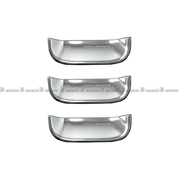 BRIGHTZ Kei 11 12 21 22 メッキドアハンドルカバー 皿 3PC アウター ガーニッシュ ベゼル フィニッシャー DHC− ...