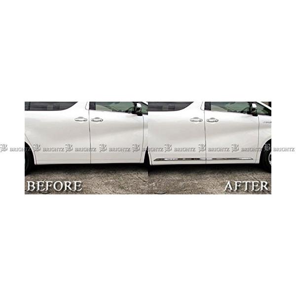 ブライツ BRIGHTZ ヴェルファイア 30 35 超鏡面ステンレスメッキサイド 