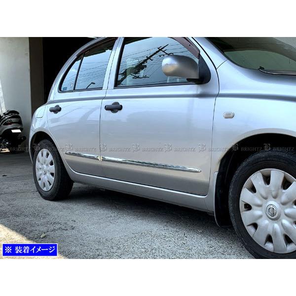 ブライツ BRIGHTZ マーチ K12 メッキサイドドアモール ガーニッシュ