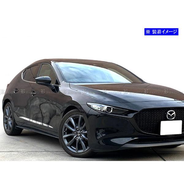 MAZDA3 BP系 セダングリル メッキ加飾入り 新品未使用 ブライツ BRIGHTZ MAZDA3セダン BP 超鏡面ステンレスメッキサイド