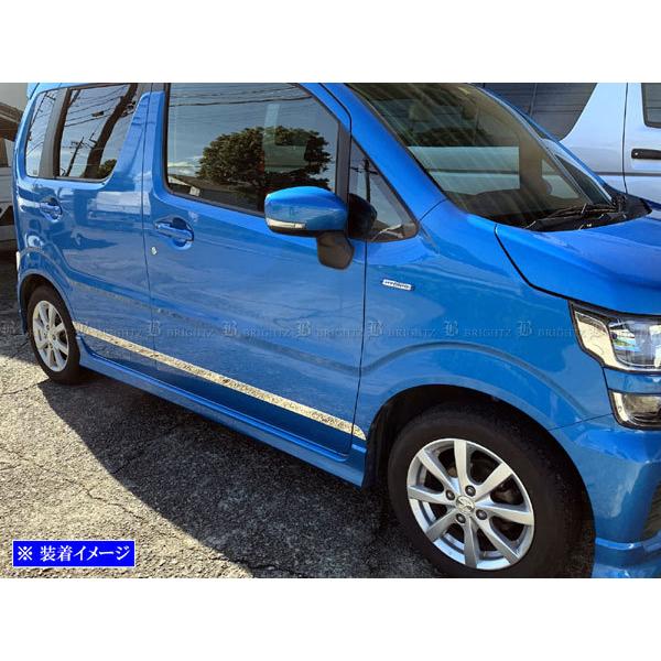 鏡面ステンレス製 　中車用 　16インチ用　2個 ブライツ BRIGHTZ ワゴンR 35 55 85 95 超鏡面ステンレスメッキサイド