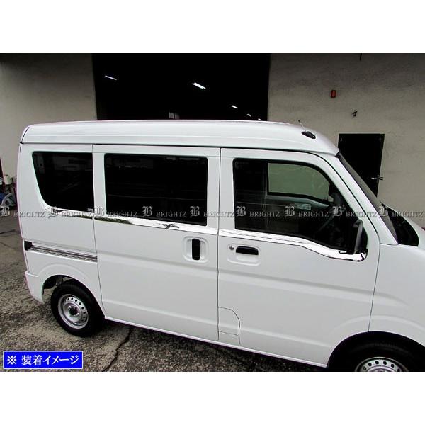 ブライツ BRIGHTZ エブリイワゴン DA17W 超鏡面ステンレスメッキ
