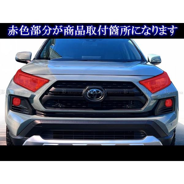 ブライツ BRIGHTZ RAV4 PHEV AXAP54 スモークヘッドライトカバーセット