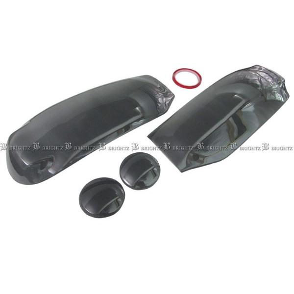 日産キューブ　NZ12用　ライトカバーセット　スモークガラスフィルムセット ブライツ(車) BRIGHTZ キューブ Z12 NZ12 スモークヘッドライト