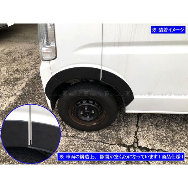 ブライツ BRIGHTZ NV100クリッパーバン DR17V オーバーフェンダー 黒