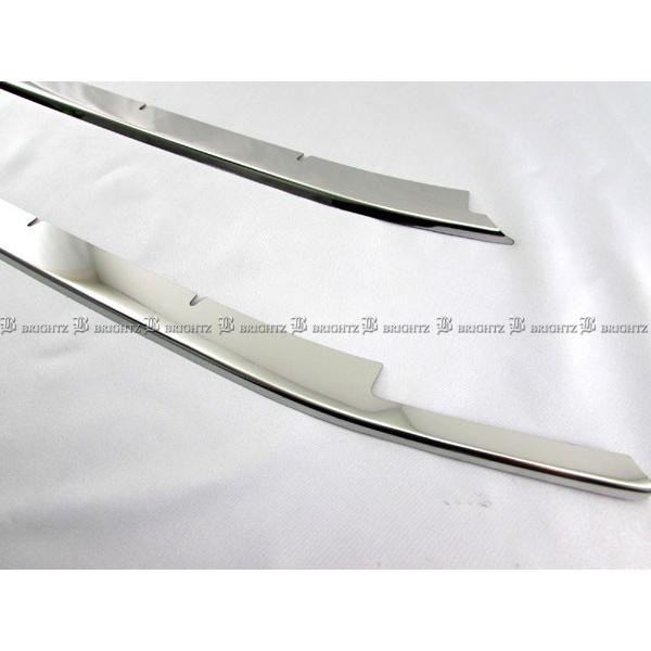 BRIGHTZ ソリオバンディット MA36S MA46S 後期  超鏡面ステンレスメッキフロントバンパーモール 2PC ダクト アンダー ガーニッシュ カバー FBUM&minus;MOL&minus;093