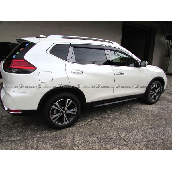 【フルセット祭り開催】CR-V RM1 RM4　超鏡面ブラックメッキピラー ブライツ BRIGHTZ エクストレイル T32 超鏡面ステンレスブラック