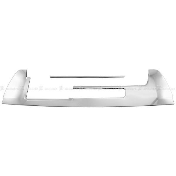 BRIGHTZ ハイゼットトラック S500P S510P 前期 超鏡面ステンレスメッキフロントバンパーパネル 2PC FRO&minus;ETC&minus;BIG&minus;063