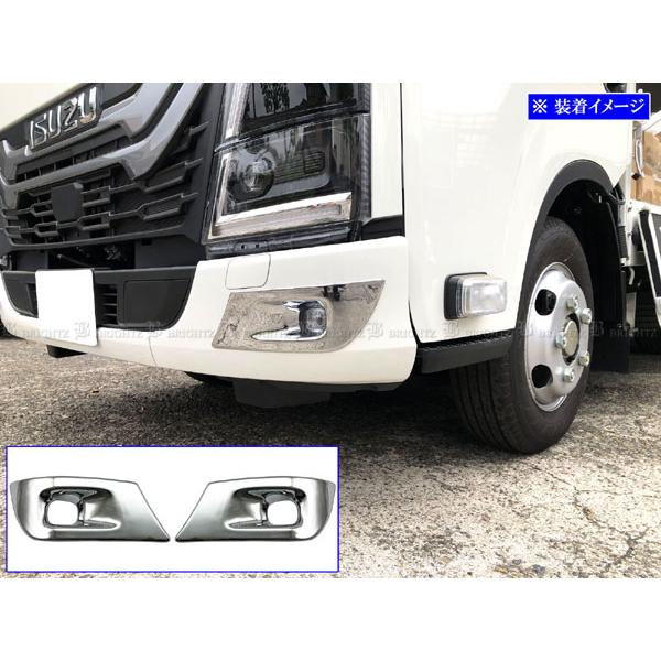 ブライツ BRIGHTZ いすゞ 23エルフ メッキフォグライトカバー TRUCK−S