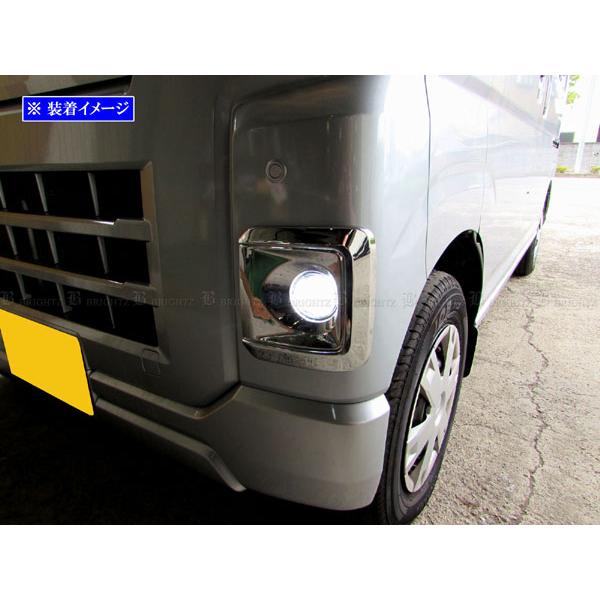 トヨタ フロントバンパー ホワイト フォグランプ付き ブライツ(車) BRIGHTZ ピクシスバン S700M S710M LEDフォグ